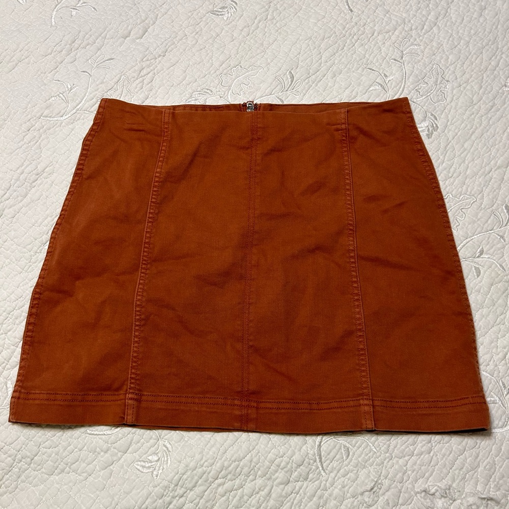 Wild Fable Burnt Orange Mini Skirt